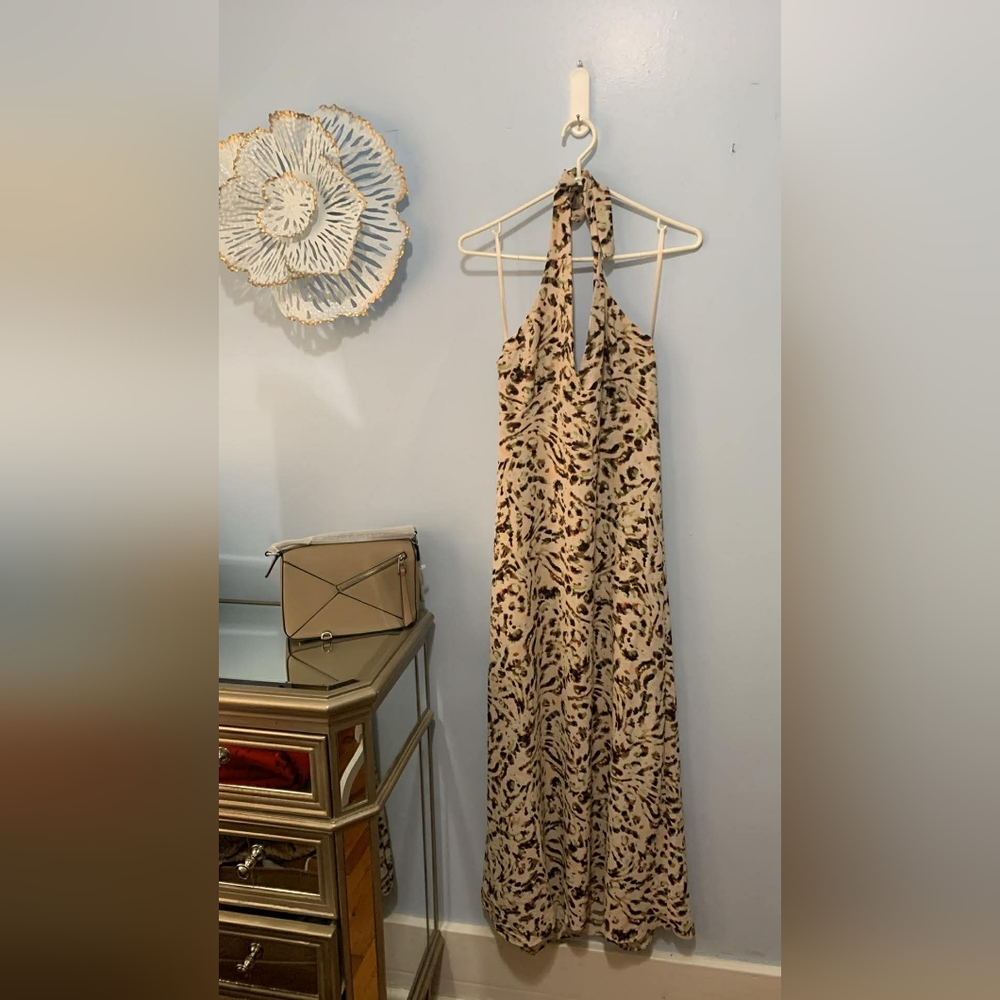 Monteau Halter Dress